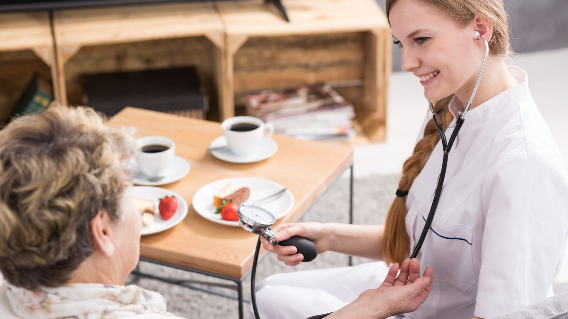 Doctor Taking Blood Pressure